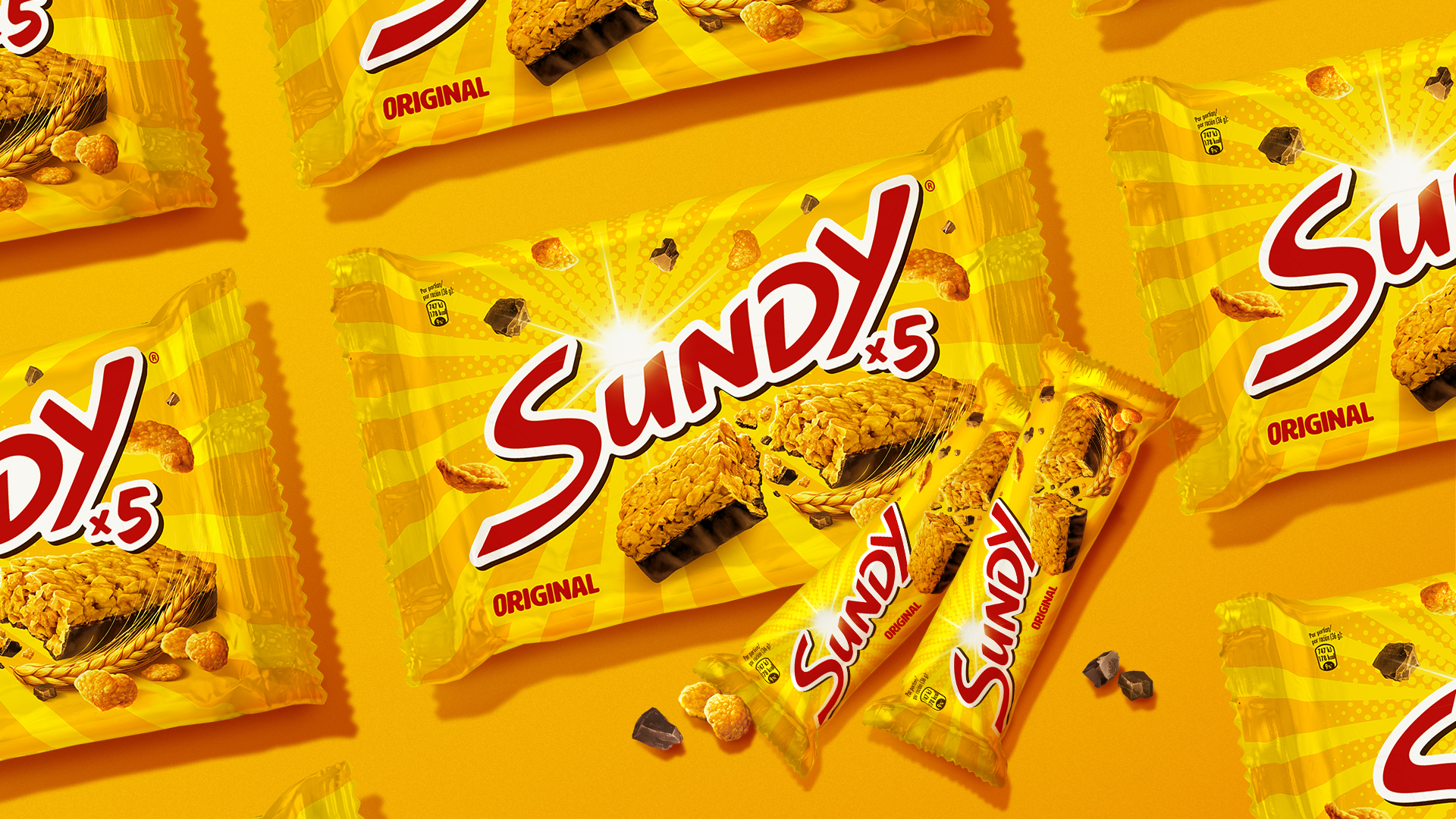 Nestlé SUNDY new packaging