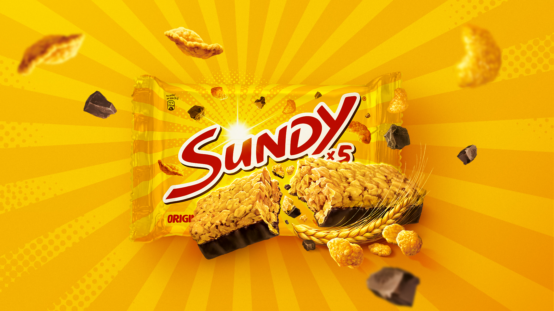 Nestlé SUNDY Original new packaging